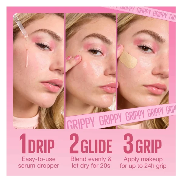پرایمر سرمی Maybelline GRIPPY SERUM حاوی ۲٪ نیاسینامید - تصویر 3