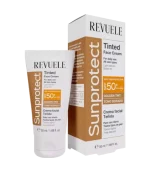 ضد آفتاب انواع پوست ریول رنگ گلدن تینت spf 50